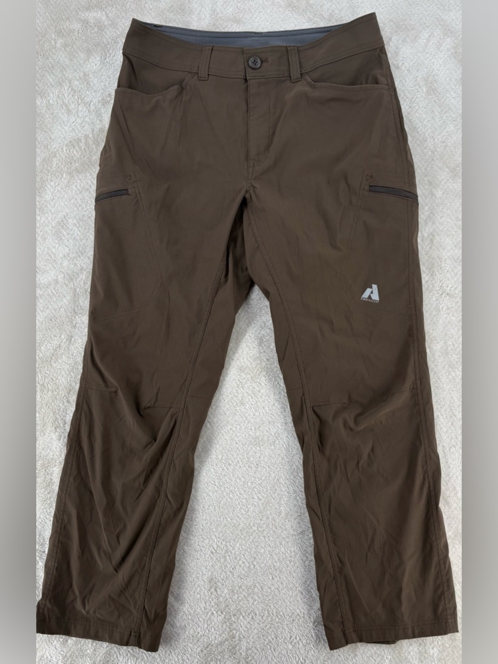 Eddie Bauer First Ascent Men's Hiking Pants 32x30 Brown Trail Outdoor Performanc